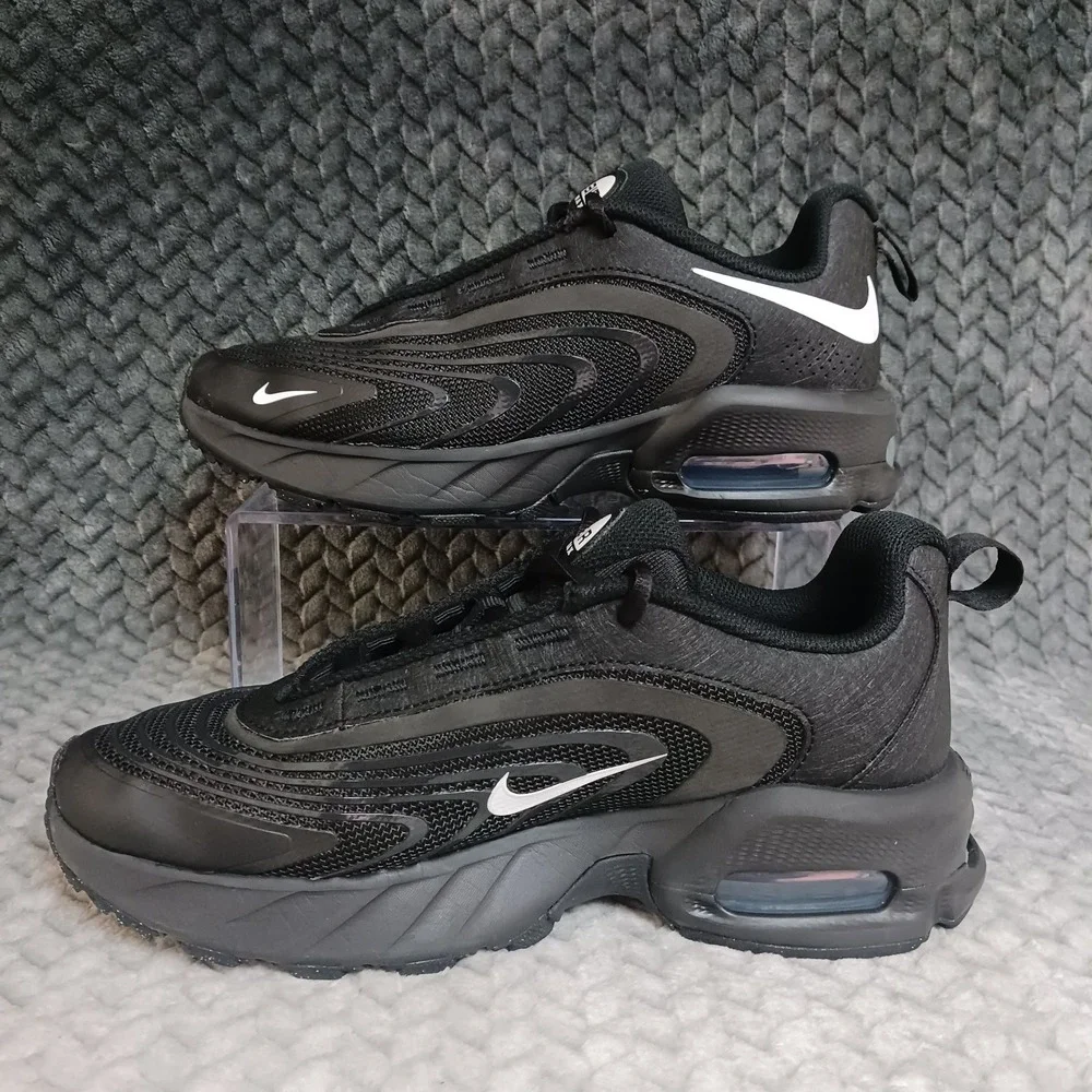 Nike Air Max Fire Black White GS Casual Sneakers Shoes Size 6Y Women's 7.5